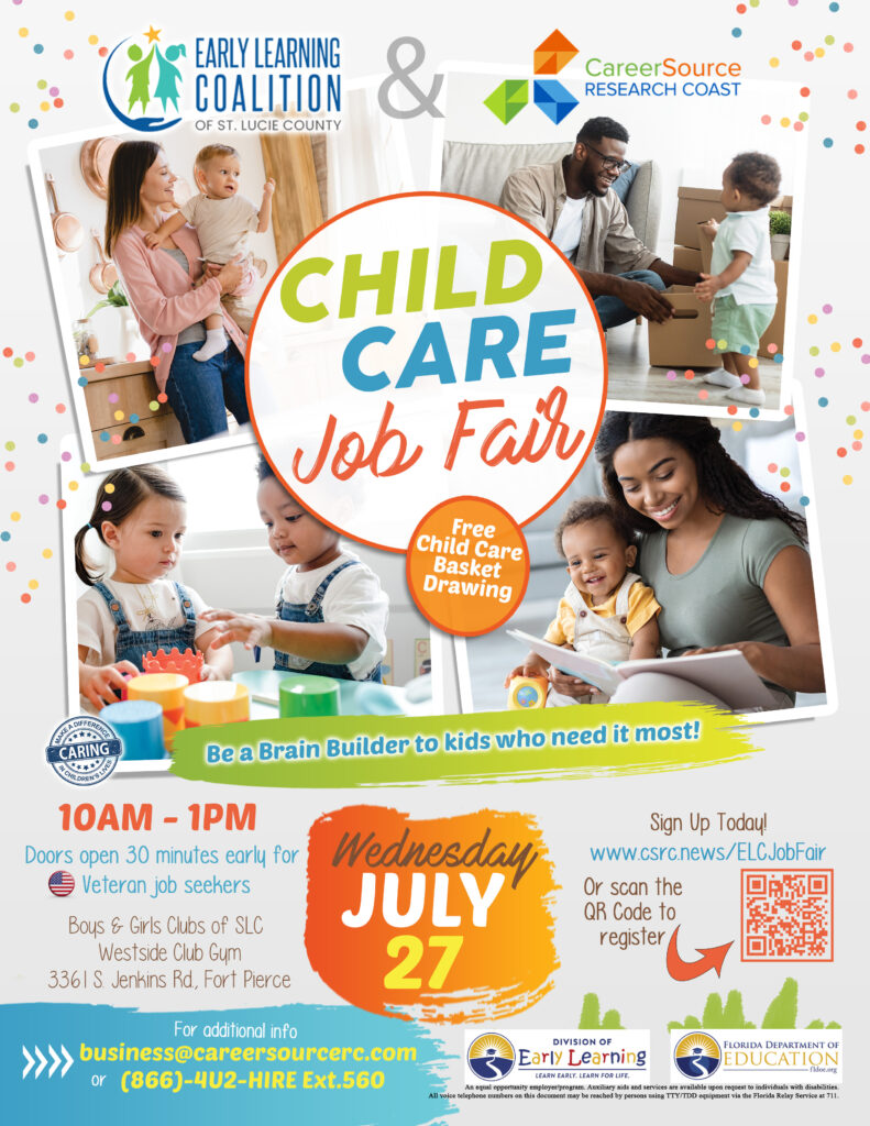 Child Care Job Fair Flyer - CareerSource Research Coast