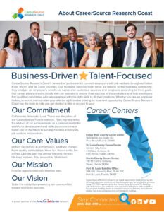 CareerSource Research Coast is business driven and talent focused